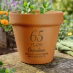Personalised Big Numbers Birthday/Anniversary Indoor/Outdoor Terracotta Plant Pot - Image 5