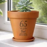 Personalised Big Numbers Birthday/Anniversary Indoor/Outdoor Terracotta Plant Pot - Image 3