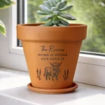 Personalised Highland Cow Design Indoor/Outdoor Terracotta Plant Pot - Image 3