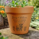 Personalised Highland Cow Design Indoor/Outdoor Terracotta Plant Pot - Image 5