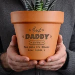 Personalised 'Best Ever' Indoor/Outdoor Terracotta Plant Pot - Image 2
