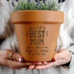 Personalised 'World's Best' Indoor/Outdoor Terracotta Plant Pot - Image 4