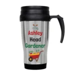 Personalised 'Head Gardener' Stainless Steel Thermal Travel Mug - Image 4