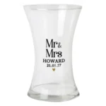 Personalised Any Message Couples Shaped Glass Vase - Image 4