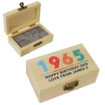 Personalised Big Age Birthday Whisky Cooling Stones + Storage Box - Image 5