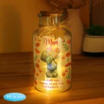 Personalised Me to You Floral Design LED Light-Up Glass Jar - Image 3