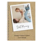 Personalised Any Message Polaroid Design Photo Upload Notebook - Image 5