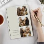 Personalised Any Message Multi Photo Upload Notebook - Image 2
