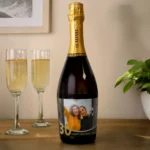 Personalised Any Message Photo Upload Birthday/Anniversary Bottle of Prosecco