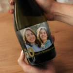 Personalised Any Message Photo Upload Birthday/Anniversary Bottle of Prosecco - Image 2