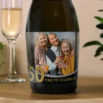Personalised Any Message Photo Upload Birthday/Anniversary Bottle of Prosecco - Image 3