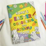 Personalised Children's Easter Colouring and Activity Book