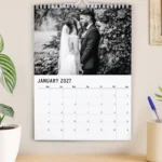 Personalised Photo Upload A4 Wall Calendar