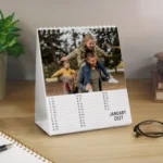 Personalised Photo Upload Desk Calendar - Image 4