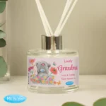 Personalised Me to You Floral Design Glass Reed Diffuser