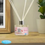 Personalised Me to You Floral Design Glass Reed Diffuser - Image 2