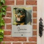 Personalised Photo Upload Pet Aluminium Sign - Image 2