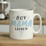 Personalised 'Boy Mama' Ceramic Mug