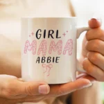 Personalised 'Girl Mama' Ceramic Mug - Image 2