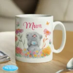 Personalised Me to You Floral Design Ceramic Mug