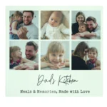 Personalised Photo Upload Glass Chopping Board/Worktop Saver - Image 4