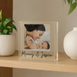 Personalised Any Message Photo Upload Glass Ornament - Image 3
