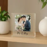 Personalised Any Message Photo Upload Glass Ornament - Image 4