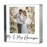 Personalised Any Message Photo Upload Glass Ornament - Image 5