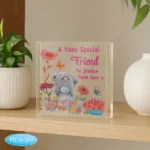 Personalised Me to You Floral Design Glass Ornament - Image 3
