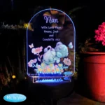 Personalised Me to You Floral Design Outdoor LED Colour Changing Solar Light - Image 4