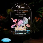 Personalised Me to You Floral Design Outdoor LED Colour Changing Solar Light - Image 6