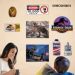 Jurassic Park Official Room & Party Activity Decoration Pack Official Cardboard Cutouts - Image 4