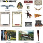 Harry Potter Official 15 Piece Room & Party Decoration Pack Cardboard Cutouts - Image 2