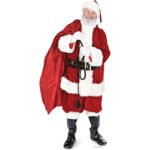 Santa Claus with Sack of Toys (Christmas) Lifesize Cardboard Cutout / Standee