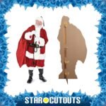 Santa Claus with Sack of Toys (Christmas) Lifesize Cardboard Cutout / Standee - Image 2
