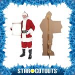 Santa Claus Holding Small Sign (Christmas) Lifesize Cardboard Cutout / Standee - Image 2