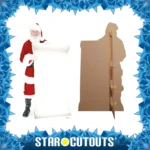 Santa Claus with Large Sign (Christmas) Lifesize Cardboard Cutout / Standee - Image 2