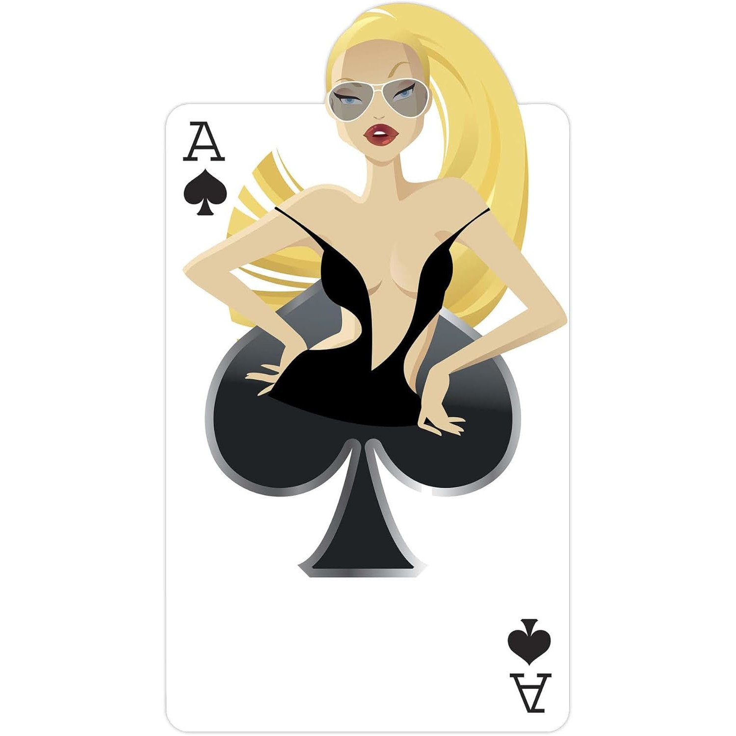 SC018 Ace of Spades 'Babe' (Playing Card) Large Cardboard Cutout Standee Ace of Spades 'Babe' (Playing Card) Large Cardboard Cutout / Standee - Image 1