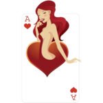 Ace of Hearts 'Babe' (Playing Card) Large Cardboard Cutout / Standee
