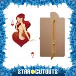 Ace of Hearts 'Babe' (Playing Card) Large Cardboard Cutout / Standee - Image 2