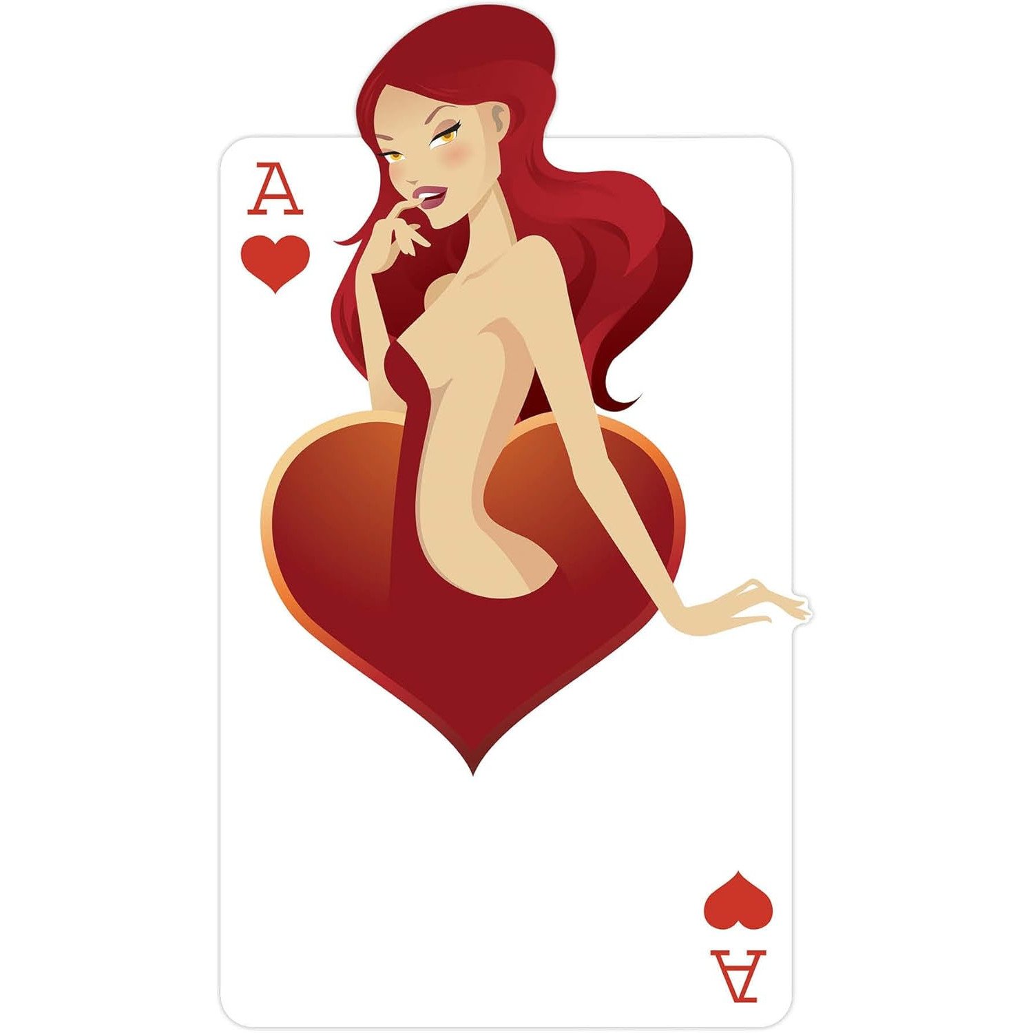 SC019 Ace of Hearts 'Babe' (Playing Card) Large Cardboard Cutout Standee Ace of Hearts 'Babe' (Playing Card) Large Cardboard Cutout / Standee - Image 1