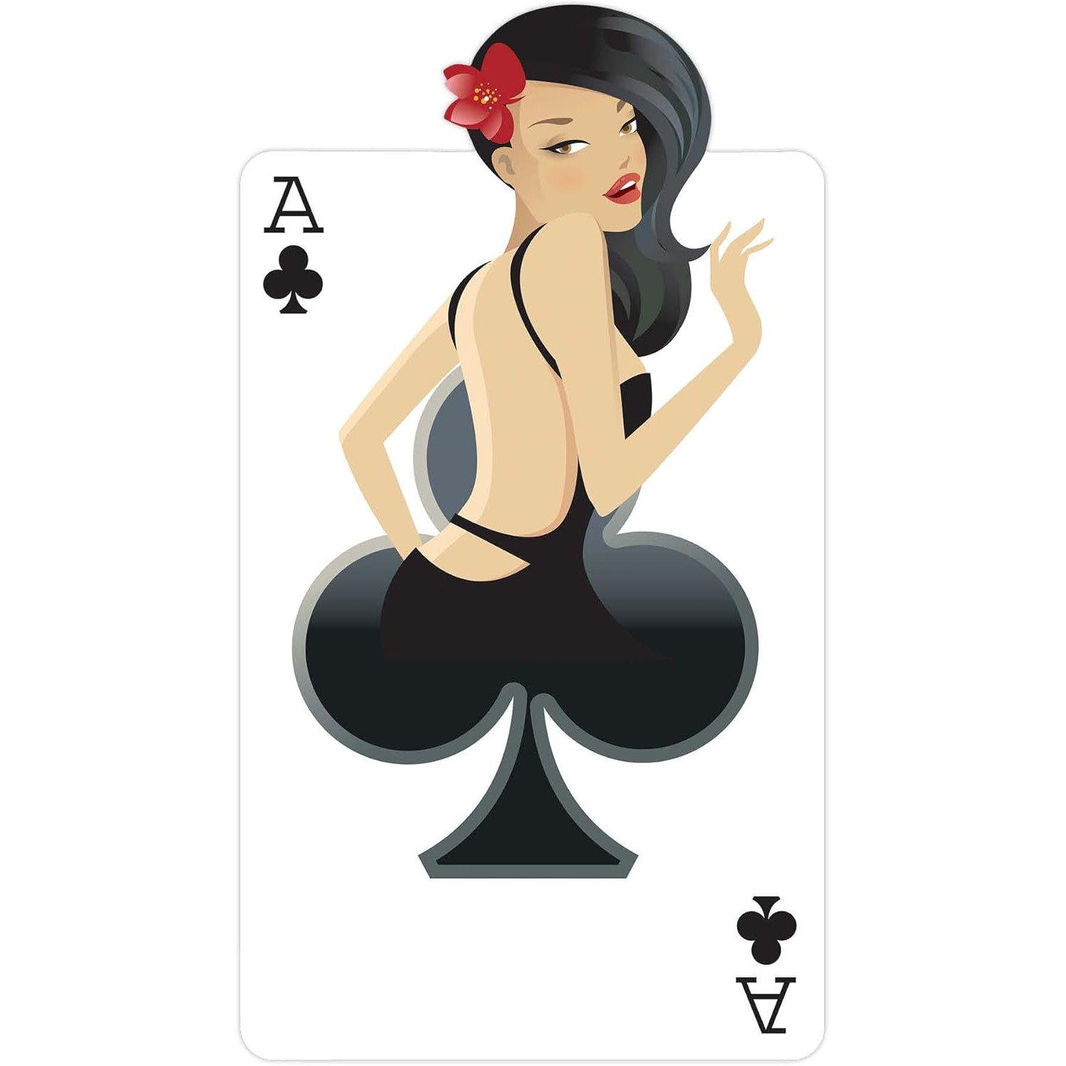SC020 Ace of Clubs 'Babe' (Playing Card) Large Cardboard Cutout Standee Ace of Clubs 'Babe' (Playing Card) Large Cardboard Cutout / Standee - Image 1