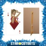 Ace of Diamonds 'Babe' (Playing Card) Large Cardboard Cutout / Standee - Image 2