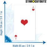 Ace of Hearts (Playing Card) Large Cardboard Cutout / Standee - Image 3