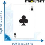 Ace of Clubs (Playing Card) Large Cardboard Cutout / Standee - Image 3