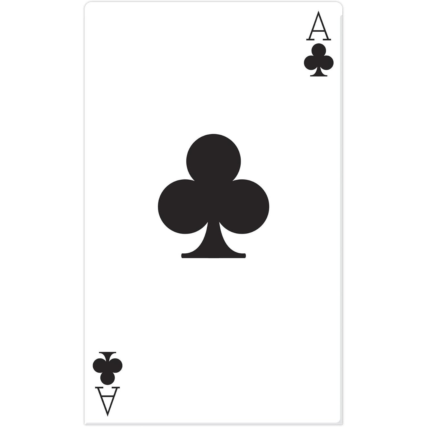 SC024 Ace of Clubs (Playing Card) Large Cardboard Cutout Standee Ace of Clubs (Playing Card) Large Cardboard Cutout / Standee - Image 1