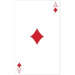 Ace of Diamonds (Playing Card) Large Cardboard Cutout / Standee