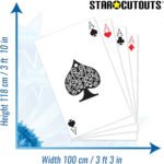 Hand of Ace Cards (Playing Cards) Large Cardboard Cutout / Standee - Image 3