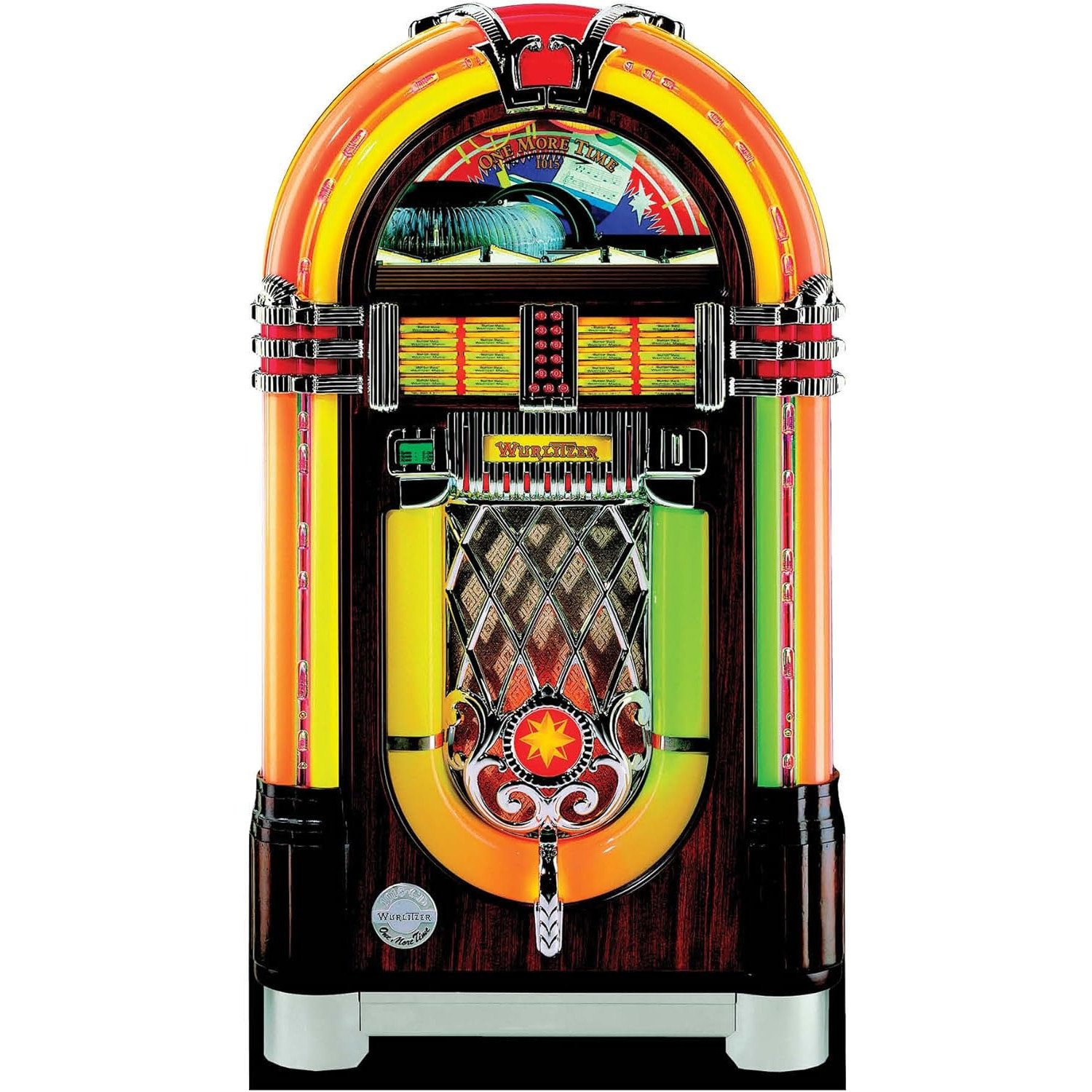 SC028 Jukebox (Wurlitzer) Lifesize Cardboard Cutout Standee Jukebox (Wurlitzer) Lifesize Cardboard Cutout / Standee - Image 1