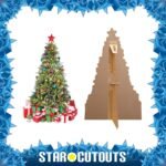 Christmas Tree with Presents Small Cardboard Cutout / Standee - Image 2